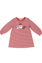 CYPRESS ROW Cookies and Milk Girl Susie Swing Longsleeve Dress