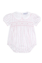 nellapima Pink Twirls Smocked Bubble