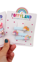 poppyland Rainbow Hair Clips