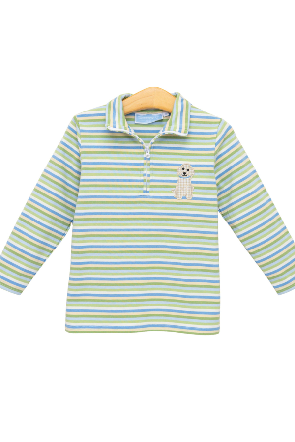 trotter street Puppy 1/4 Zip Pullover