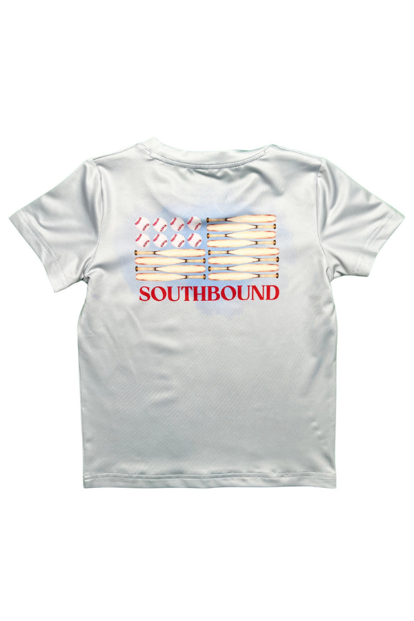 southbound Baseball Flag Performance Tee