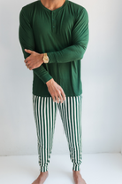 in my jammers Green Stripe Men's Jogger