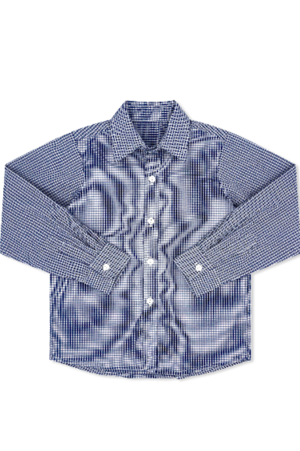 lullaby set Brees Button Down | Nolan Navy Check