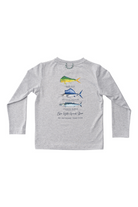 prodoh Pro Performance Long Sleeve Fishing Tee | Heather Gray