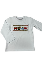 DELANEY Boys Smocked Christmas Train Shirt