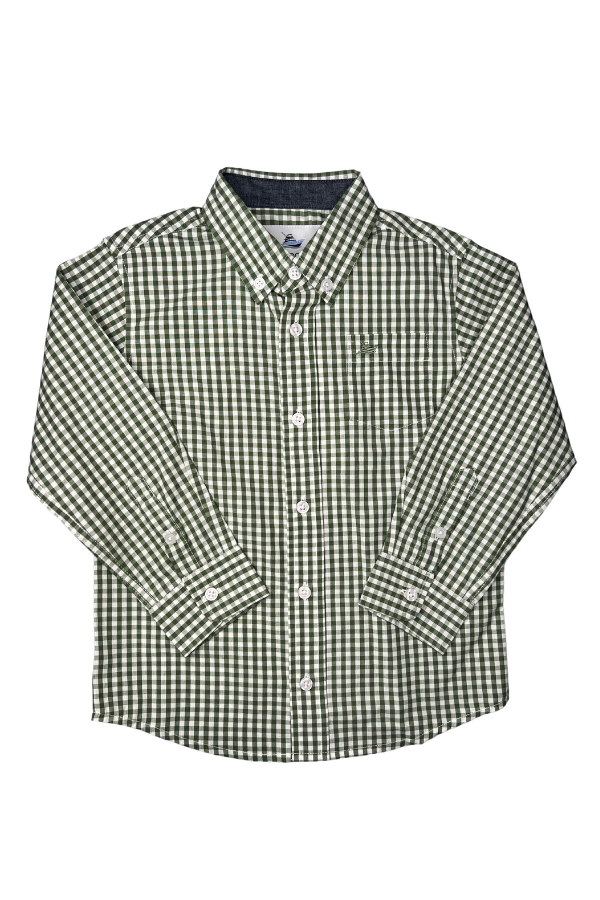 southbound Vineyard Green Long Sleeve Dress Shirt
