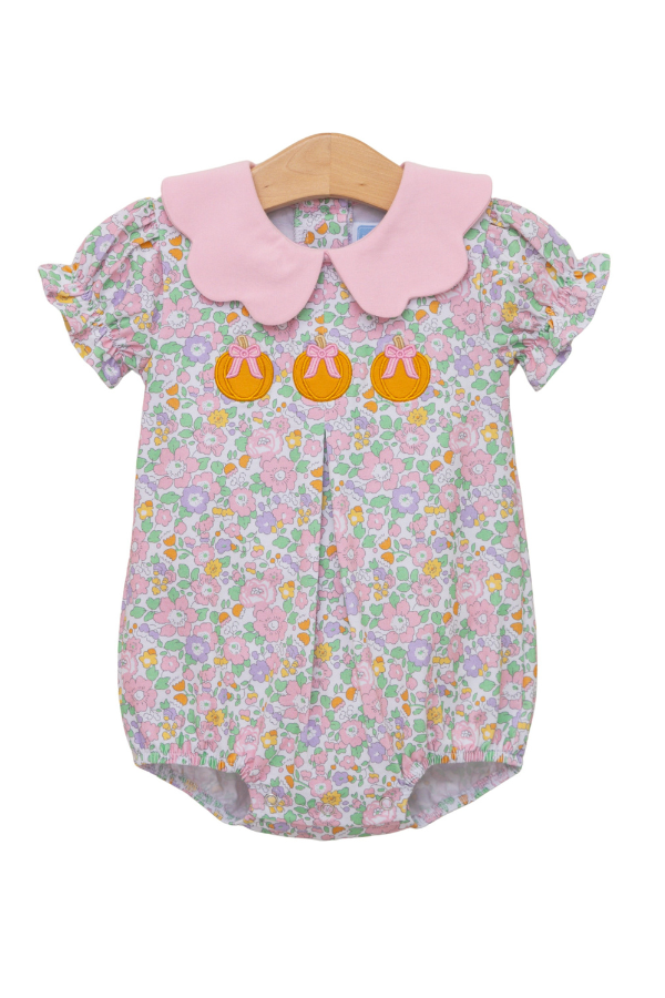 trotter street Pumpkin Floral Bubble