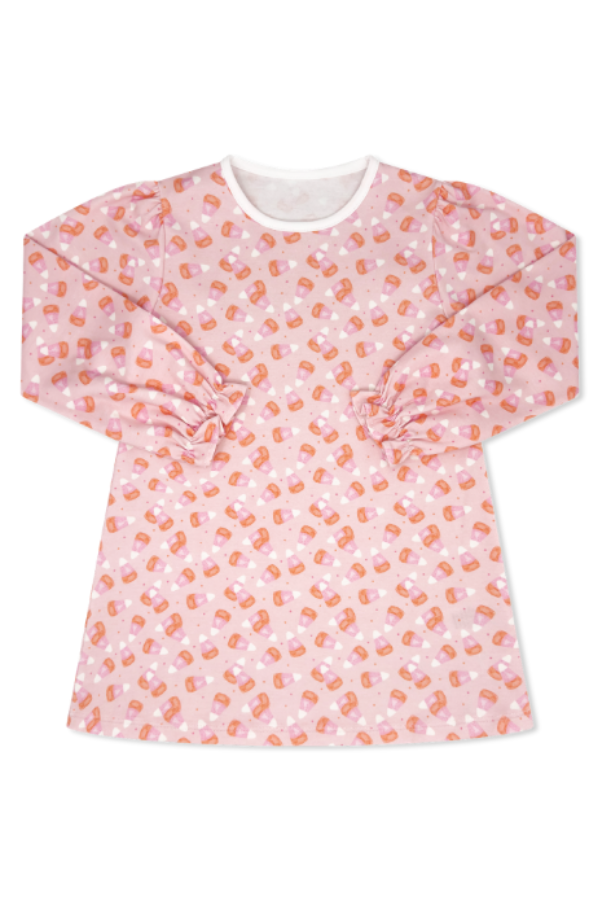 lullaby set sFaith Dress Long Sleeve Candy Corn Kisses