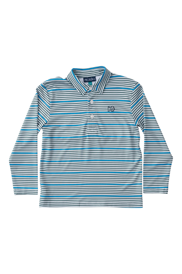 prodoh Boys Pro Performance Long Sleeve Polo | Posy Green