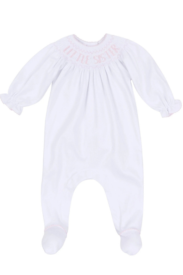 MAGNOLIA BABY Little Sister Bishop Footie