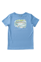 prodoh Boys Short Sleeve Pro Performance Tee | Ashleigh Blue