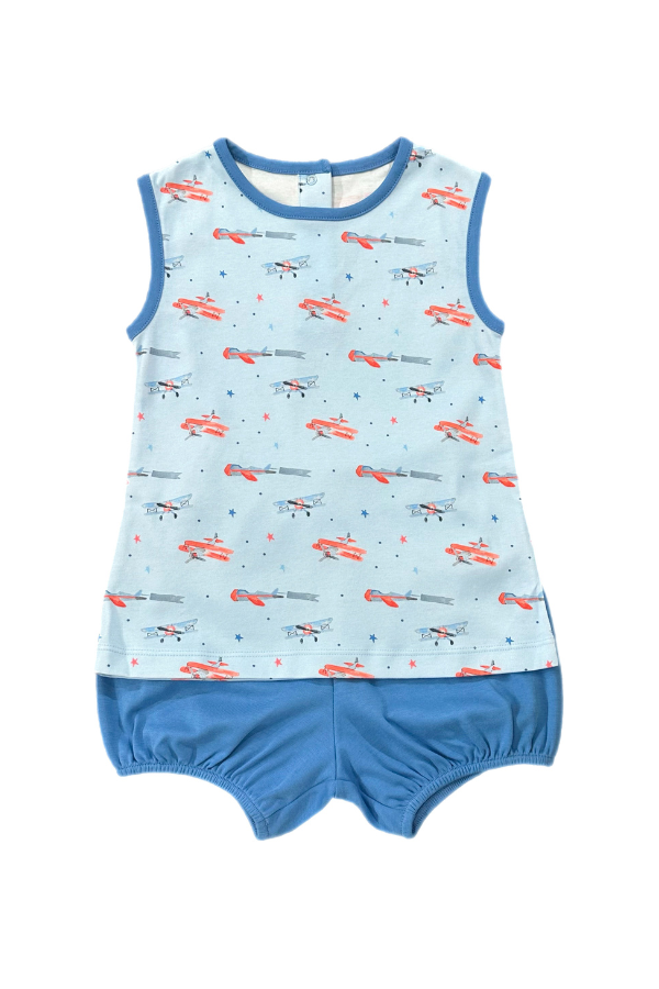 JAMES & LOTTIE Rory Diaper Set airplane