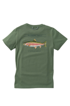 prodoh Boys' Short Sleeve Cotton Tee | Hedge Green