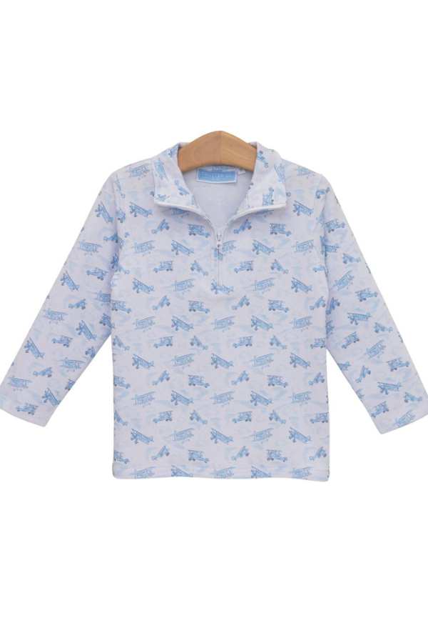 TROTTER STREET Up Up & Away 1/4 Zip Pullover