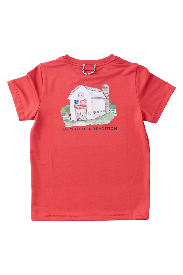 prodoh Boys Short Sleeve Pro Performance Tee | Watermelon