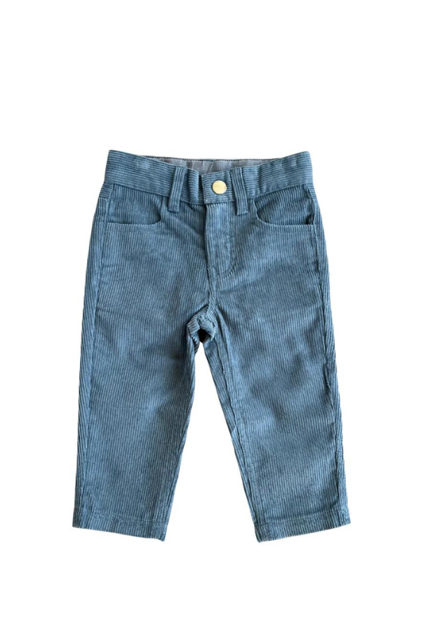 babysprouts Corduroy Pants | Blue Grey