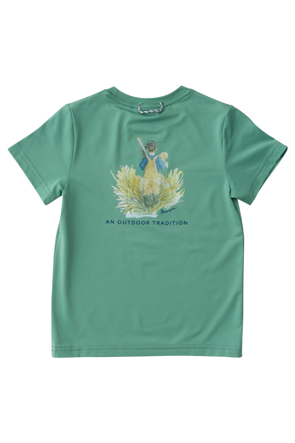 prodoh Pro Performance Short Sleeve Fishing Tee | Green Spruce