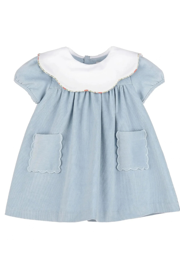 SOPHIE & LUCAS Vintage Cords Scallop Dress