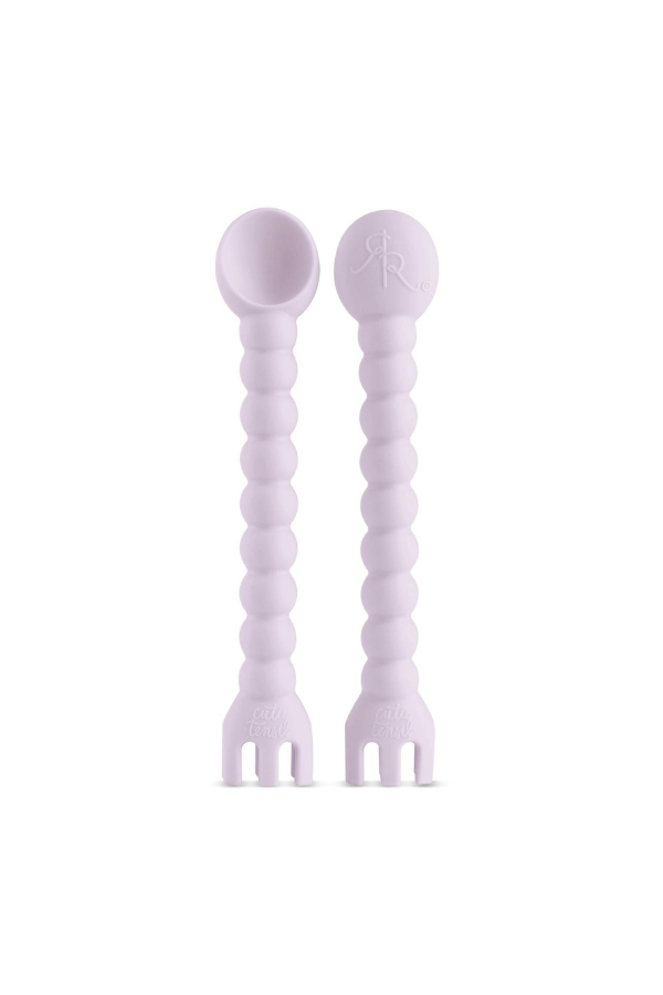 ryan & rose Cutie Tensils (Fork + Spoon) | Lilac