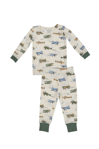 Vintage Airplane Loungewear Set