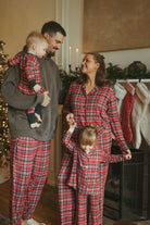 in my jammers Home for the Holidays Plaid Women's Set