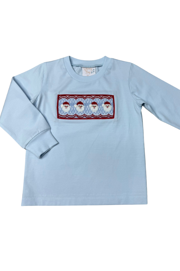 WHIMSY BAY Santa Baby Smocked Romper