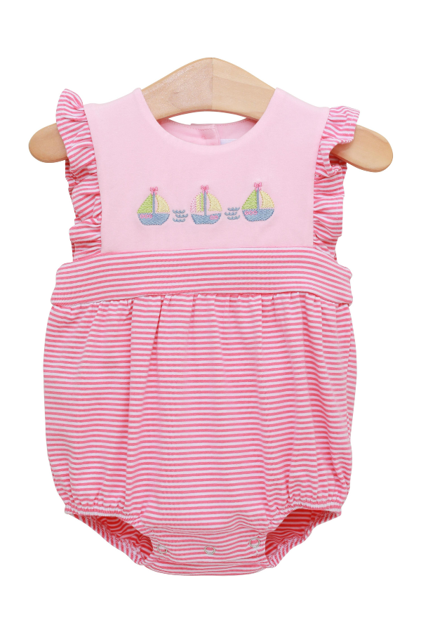 trotter street Set Sail Ruffle Sunsuit