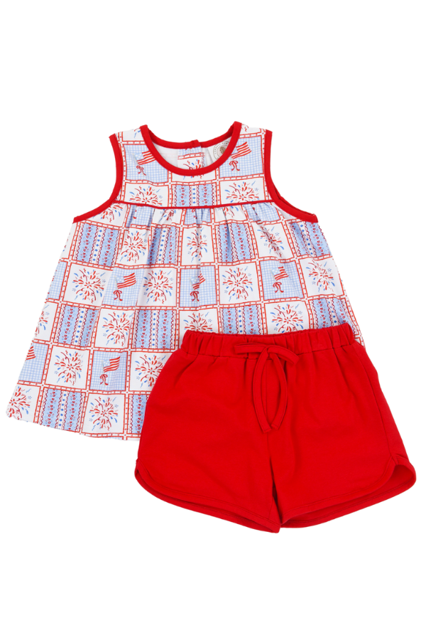 cypress row Patriotic Patchwork Piper Play Set