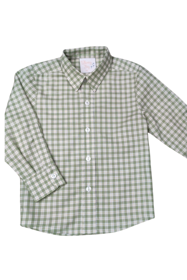 whimsy bay Oliver Plaid Carson Long Sleeve Button Down