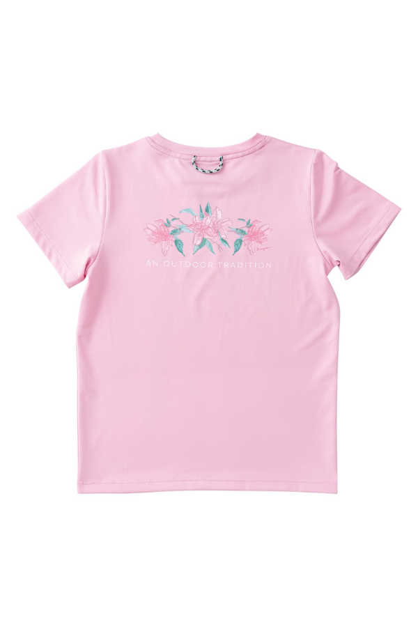 prodoh Girls' Pro Performance Short Sleeve Tee | Pink Frosting