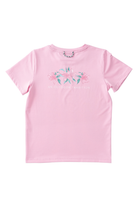 prodoh Girls' Pro Performance Short Sleeve Tee | Pink Frosting
