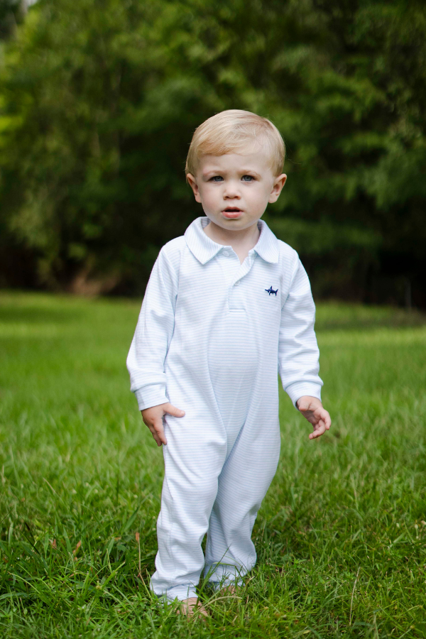 saltwater boys polo romper