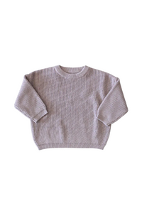 Chunky Knit Sweater | Lilac