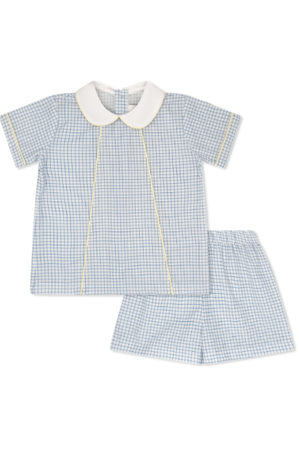 LULLABY SET Skyline Plaid Set