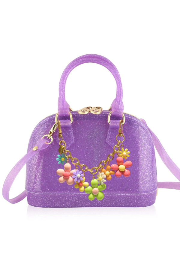 carrying kind Flower Power Sparkle Purse
