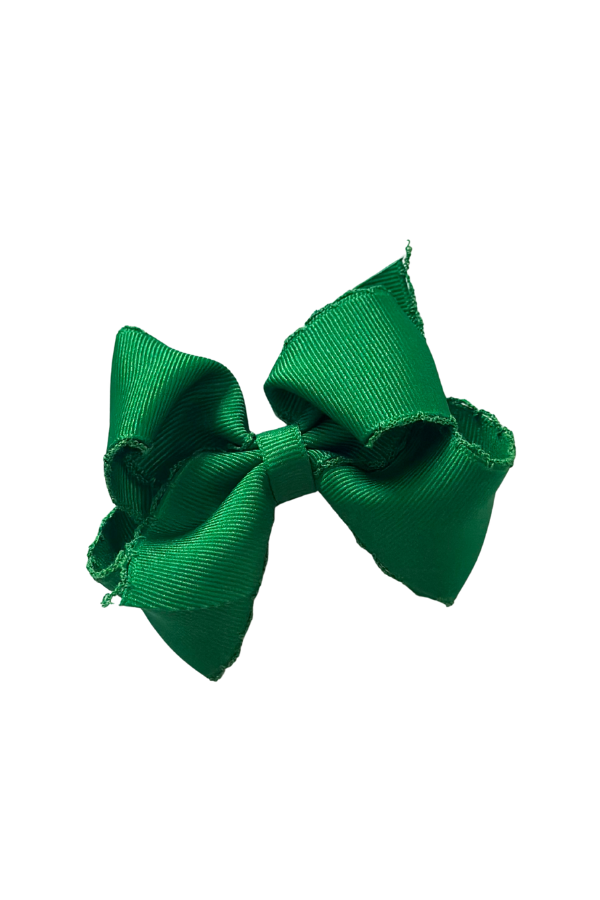 wee ones Mini King Monostitch Basic Bow | Green