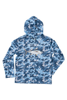 prodoh Pro Performance Hoodie Fishing Tee | Blue Camo