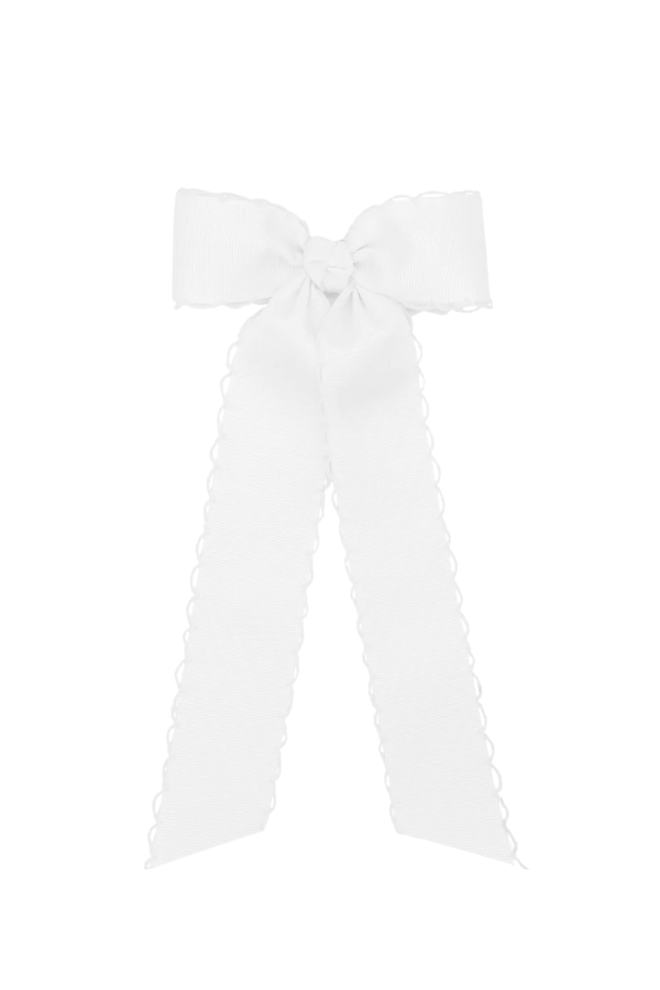 wee ones Medium Monostich with Tail | White