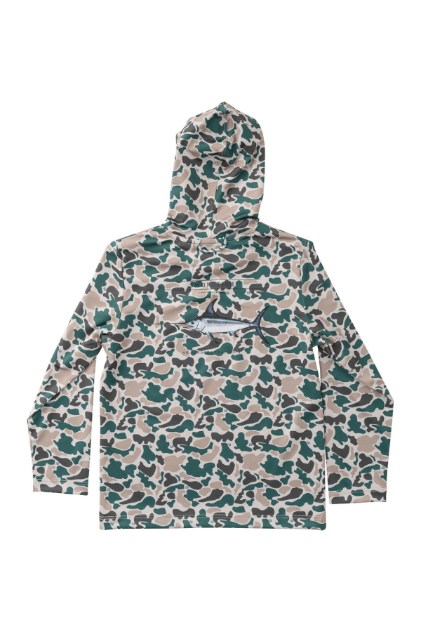 prodoh Pro Performance Hoodie Fishing Tee | Neutral Camo
