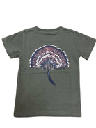 Properly Tied Boys Turkey Mount SS Olive