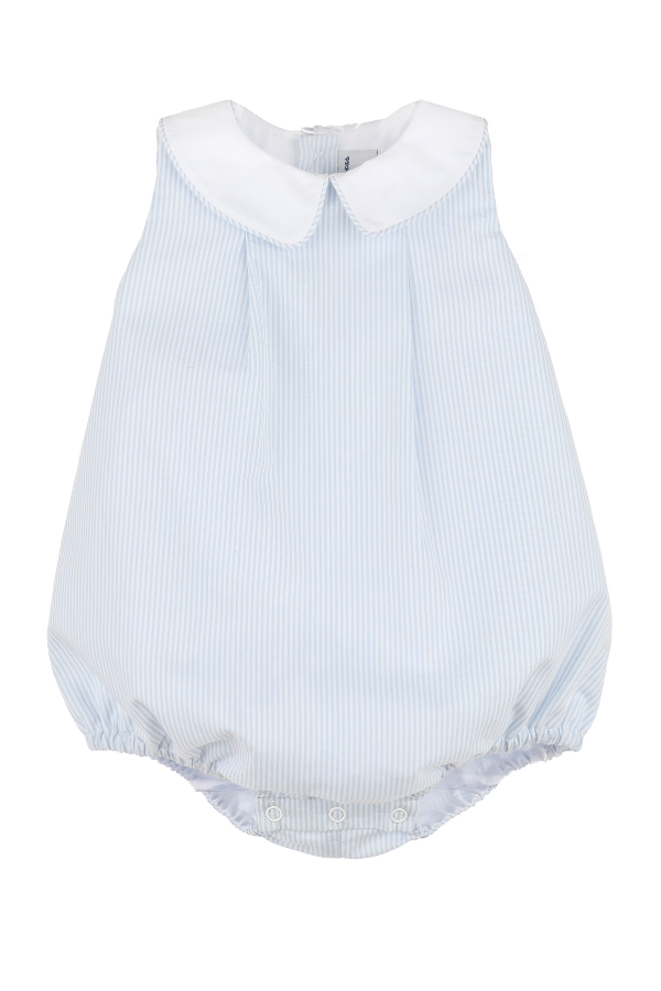 Sophie & Lucas Baby Boys Sugarbaker Bubble - White Collar - Blue