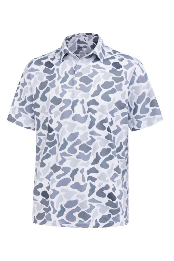 meripex Grey Duck Camo Polo