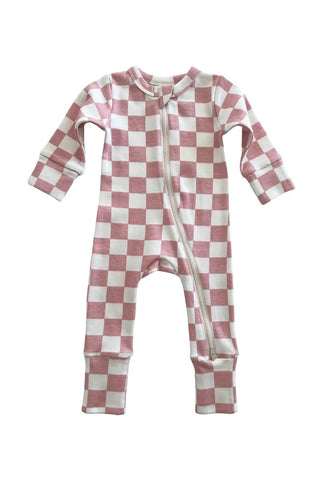 Strawberry Shortcake Checkerboard Organic 2-Way Zipper