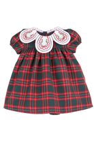 sophie & lucas Holiday Plaid Petal Float Dress