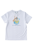 prodoh Pro Performance Short Sleeve Fishing Tee Bright | White with Mahi Catch of the Day