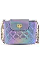 carrying kind Lavender Metallic Purse
