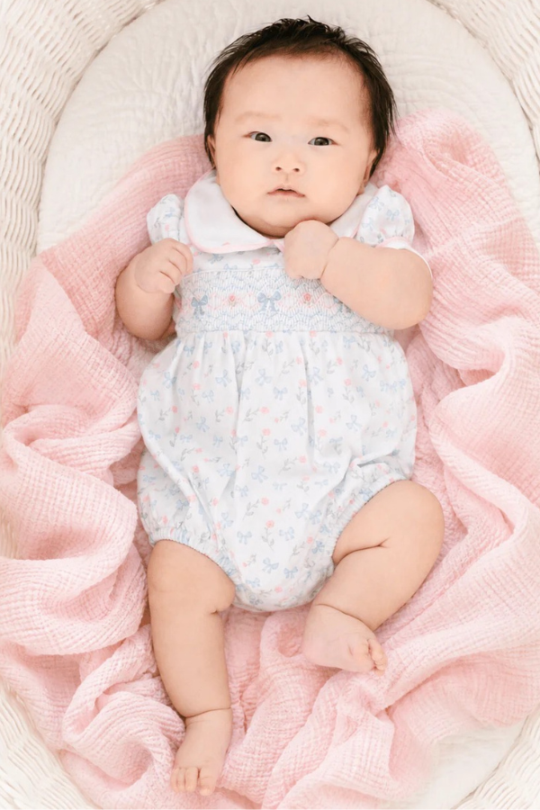 Magnolia Baby Evelyn's Classic Smocked Bubble