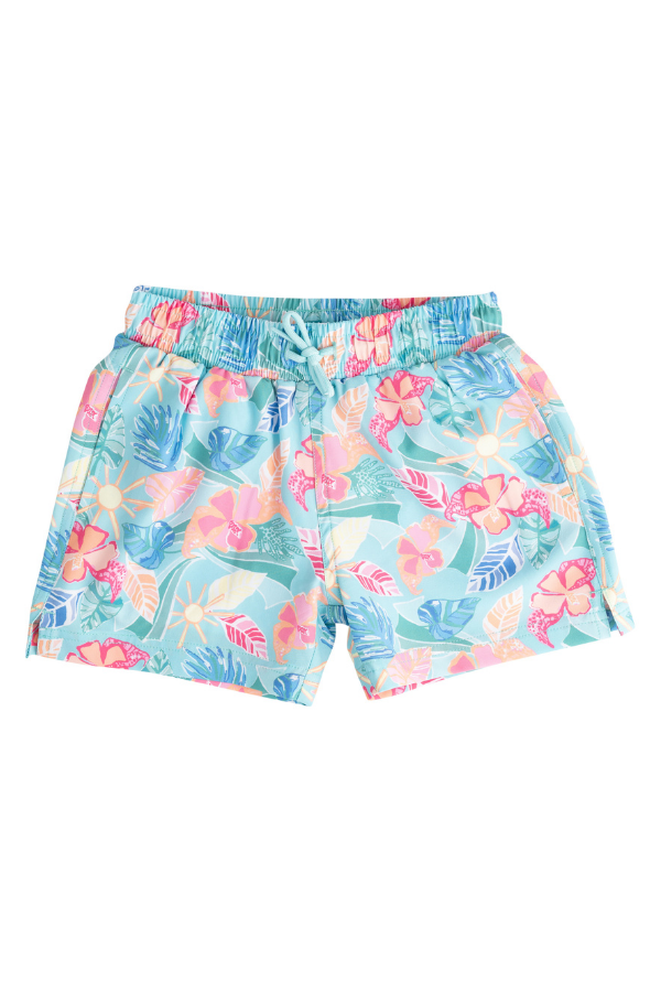 prodoh Boys Boogie Board Swim Trunk | Palm Paradise Print