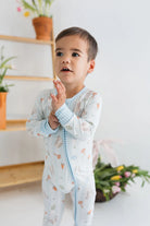 in my jammers Oliver Rabbit Zipper Romper