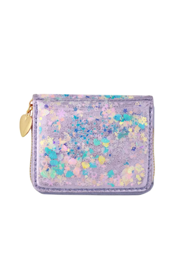 carrying kind Confetti Mermaid Wallet